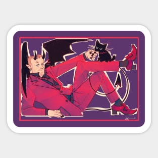 HANDSOME DEVIL Sticker